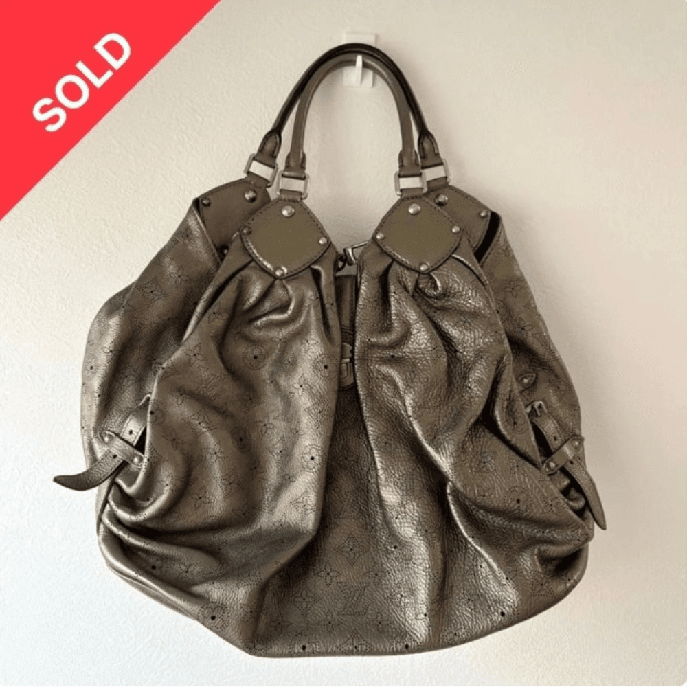 ルイヴィトン マヒナXL相当 アルジャンモノグラムショルダーバッグの出品画像